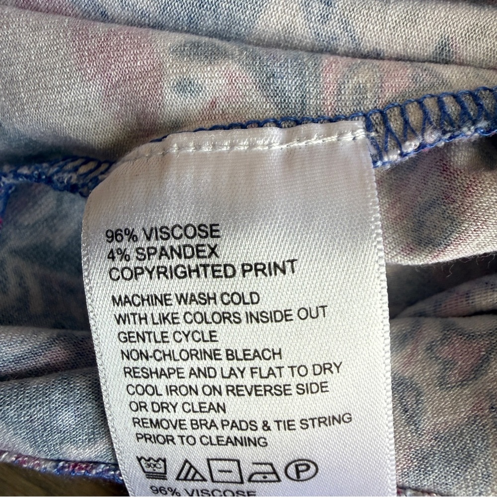Tommy Bahama Palais Paisley Halter Dress M - Picture 7 of 7